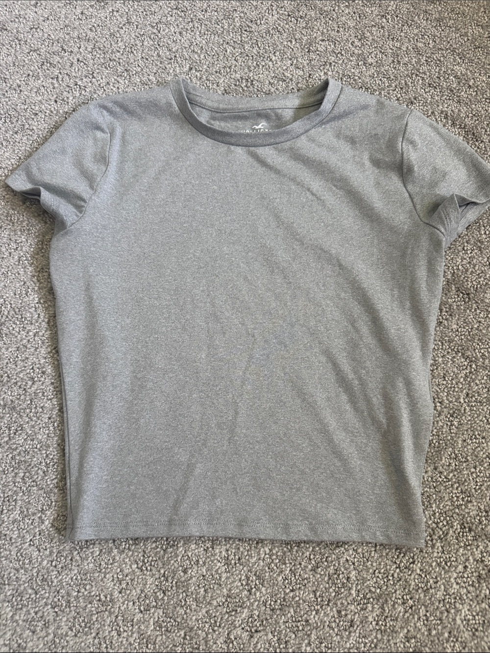 Hollister Heather gray Baby Tee